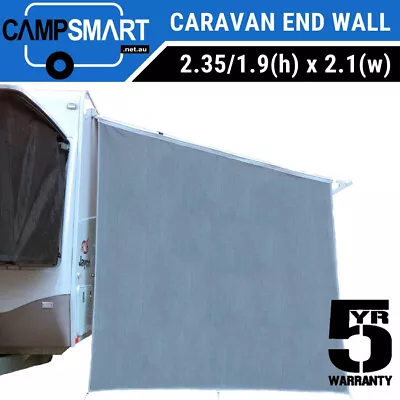 Caravan Privacy Screen End Wall Side Sunscreen Sun Shade To Suit Roll Out Awning • $89.95