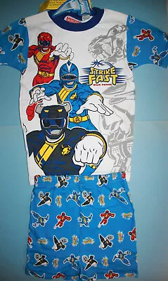 $19.95 • Buy POWER RANGERS WILD FORCE Pajamas Set SIZE 12 Boy's Boxeroos Short Sleeve New NWT