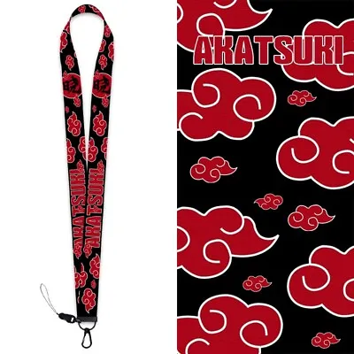 $8.99 • Buy Naruto Shippuden Boruto Akatsuki Neck Strap Keychain Clip Lanyard