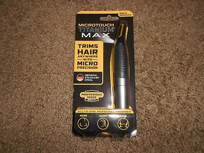 MicroTouch Titanium Max Lighted Personal Trimmer Precision -!Free Ship! • $12