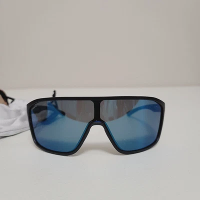 $109.99 • Buy SMITH BOOMTOWN CHROMAPOP POLARIZED LENSES SUNGLASSES Matte Black Plarized Blue M