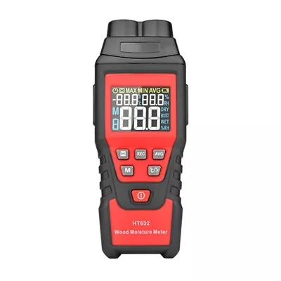 Moisture Meter For Wood Pin Type Digital Dampness Moisture Sensor Detector Test • £29.05