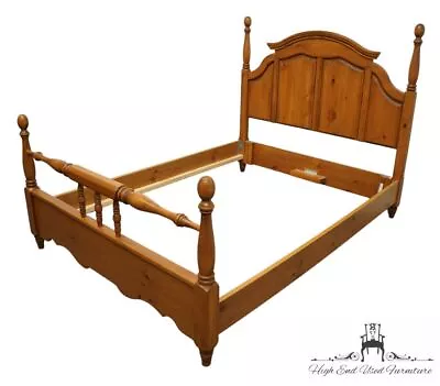 PALLISER FURNITURE Country French Provincial Style Solid Knotty Pine Queen Si... • $422.39