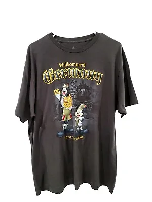 Disney Adult Shirt - Epcot Germany Willkommen - Goofy And Mickey • $19.99
