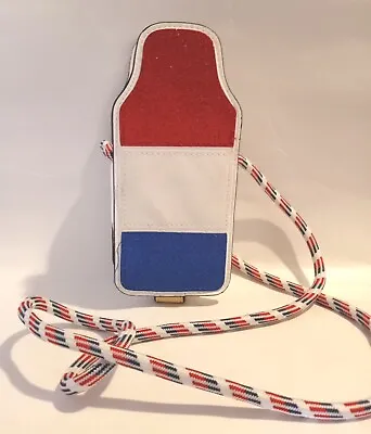 Mossimo Popsicle Red White Blue Crossbody Purse Bag • $19.99