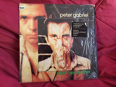 Peter Gabriel–I Don't Remember-1980-Charisma CEP 303-BS 12  EP Mint (M) W/Shrink • $26