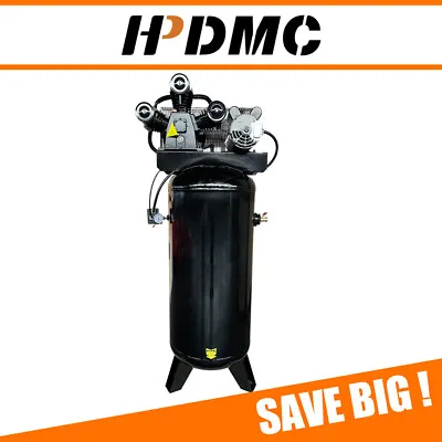 16Cfm Piston Vertical Air Compressor ASME 60 Gallon Tank 5HP 115Psi • $1339