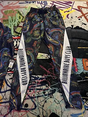 Men’s Small Billionaire Boys Club Paisley Print Nylon Pants • $65