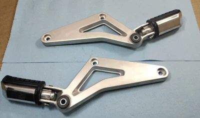 $85 • Buy 1984 Honda Magna V65 Vapor Honed Exhaust Brackets Footrests Nice! 83-86 VF1100