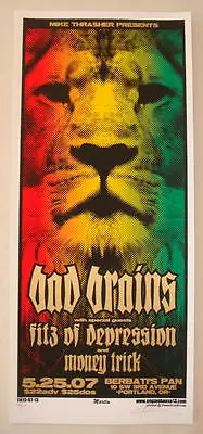 2007 Bad Brains - Portland Silkscreen Concert Poster S/n By Mike Martin • $29.90