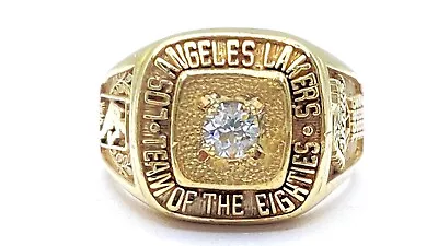 .28 Ct NATURAL Solitaire DIAMOND Mens LA LAKERS  Pinky Ring SOLID  Yellow Gold • $888