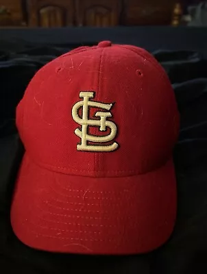 Vintage St Louis Cardinals Red Hat New Era Diamond Collection Size 7 1/4 • $20