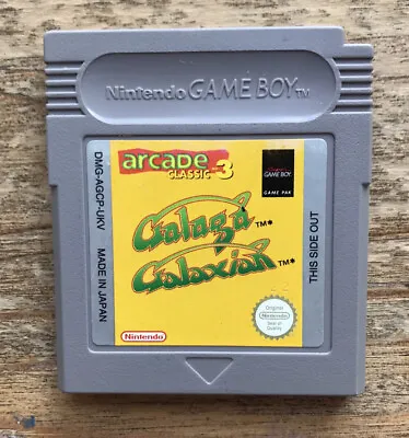 Galaga Galaxian Arcade Classic 3 Nintendo Gameboy Color Advance Game GENUINE! • £11.89