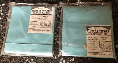 2 Packs Of 5 Bags Mastercraft Canister Model 500 Vacuum Cleaner Bags # 5668 • $24.99