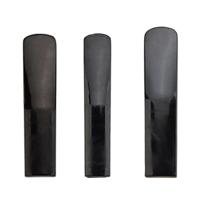 $3.80 • Buy Alto/Tenor/Clarinet Saxophone Mouthpiece Reeds Black Resin 2.5 Reeds Sax Parts
