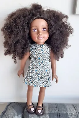 Design A Friend Doll. 18  Ethnic With Fab Hair Dress & Our Generation Shoes. • £14.99