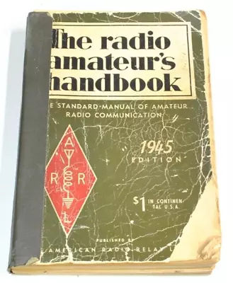 The Radio Amateur's Handbook 22nd Edition 1945 Published By ARRL - Ham Radio • $9.99