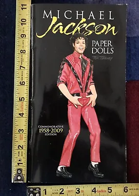 Michael Jackson Paper Doll Book Commemorative Edition 1958-2009 • $18