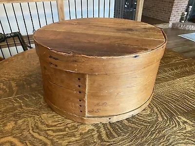 Antique 18” Round Cheese Box • $35.95