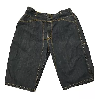 Vintage Marithe Francois Girbaud Men's Shorts Size 40 Baggy Blue Denim 90s Loose • $24