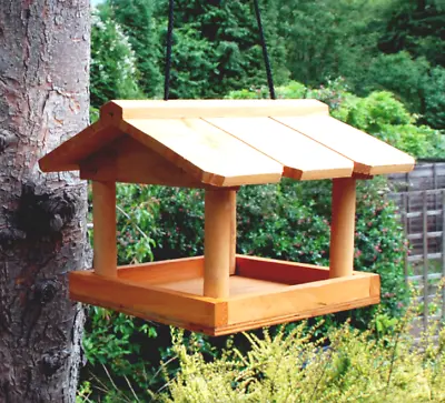£11.99 • Buy HANGING BIRD TABLE : Garden Wild Birds Feeding Tray Station Kf Feed Seed Peanuts