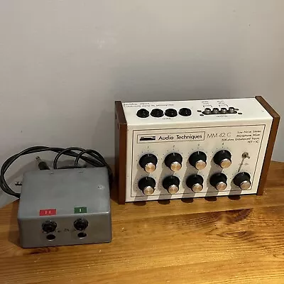 Vintage Audio Techniques MM42.C Low Noise Stereo Microphone Mixer - Rare To Find • £0.99