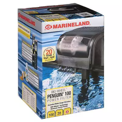 Marineland Penguin Bio-Wheel Power Filter 100 GPH Multi-Stage Aquarium • $34.18