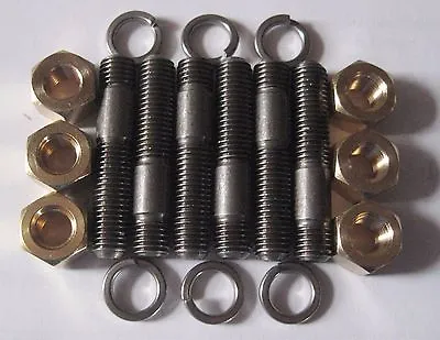 £8.28 • Buy MGB Exhaust Manifold To Head Studs And Brass Nuts. - Suits 18V Engines