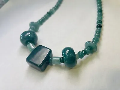 Pounamu Jade Guatemalan Blue Jadeite New Zealand Nephrite Maori Necklace Tribal • $350