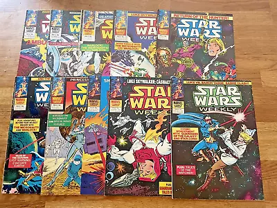 10 Marvel Star Wars Weekly Bronze Age Comics - Job Lot Bundle Ten Issues • £25