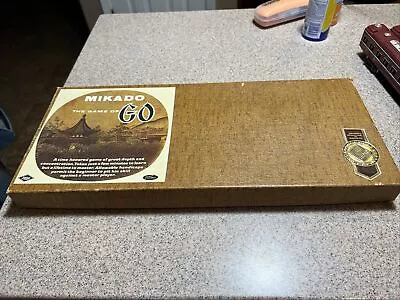 Vintage Mid Century 1951 Mikado The Game Of GO Wood Board Oriental Game Of Skill • $30