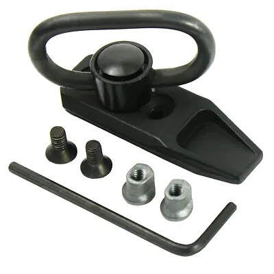 Tactical QD KEYMOD Sling Swivel Mount / Rail Section - Push Button Steel • $7.96