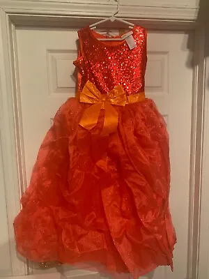 NWOT Chasing Fireflies Sesame Street Elmo Ball Gown & Shrug Costume Child Size 8 • $39.99