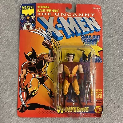 Toy Biz X-MEN 1991 Wolverine Snap Out Claws Mask Ring Marvel Universe Card • $19.99