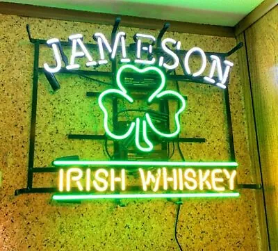 New Jameson Irish Whiskey Neon Light Bar Wall Decor Adevertising Sign 24 X20  • $273.90