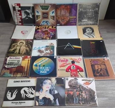 £10.50 • Buy Joblot 36  LP's Random Selection. Madonna, Mike Oldfield, Pink Floyd, Jazz Etc