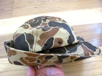 Sears Vintage Field Tested Upland Duck Camo Boonie Hat  (CH-) • $33.99