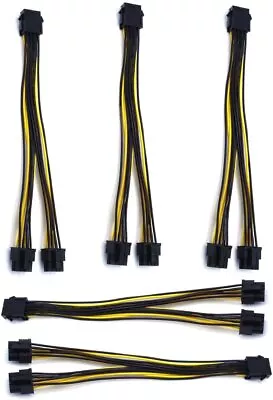 5Pack Motherboard Graphics 8Pin PCI Express To 2 X PCIe 8 (6+2) Pin Video Card. • £7.99