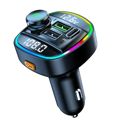 Bluetooth Wireless FM Transmitter Modulator LED Car Kit MP3 Player U Disk USB • $15.20