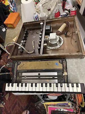 Vtg Hammond Solovox Model L Series A Organ Keyboard &Tube Tone Cabinet For Parts • $120