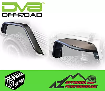 DV8 Offroad Wide Fender Flare Set For '07-'18 Jeep Wrangler JK JKU FENDB-02 • $1288.62