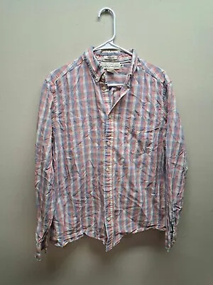 L.O.G.G. Label Of Graded Goods Men's Long Sleeve Button-Up Shirt Large • $19.99