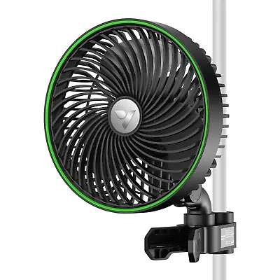 VIVOSUN 6'' Clip On Fan Oscillating Clip Fan Grow Tent Ventilation Exhaust Fan • $70.99