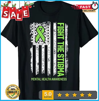 Mental Health Awareness Fight The Stigma Mental Unisex T-Shirt • $6.70