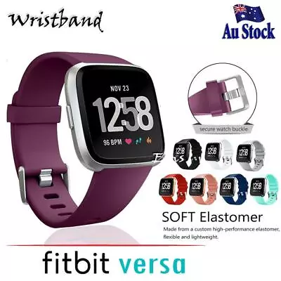 Replacement Silicon Band For Fitbit Versa Bracelet Watch Sports Strap Wristband • $8.99