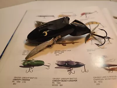 Vintage HI FIN CREEPER JOINTED Topwater Musky Fishing Lure In Great Shape • $29