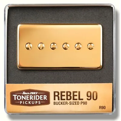 £97 • Buy Tonerider R90 Rebel 90 Humbucker Sized P90 Pickup, Gold. Single Or Set