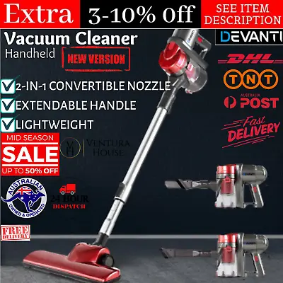 New HANDHELD STICK VACUUM CLEANER Bagless Vaccum Extendable 2-in-1 Corded Vax AU • $72.75