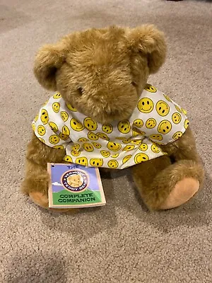 VTG Vermont Teddy Bear W/Hospital Gown Jointed Plush Get Well Soon 16  Vintage • $24.99