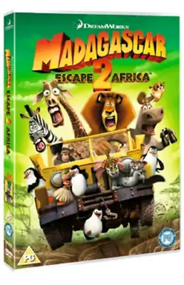 Madagascar: Escape 2 Africa James Gandolfini 2009 DVD Top-quality • £1.93